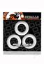 Oxballs Willy Rings Cock Rings (3 Pack) - White